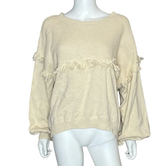 Joie Angelia Pullover Top in Bleached Stone Women’s Sz XL - Picture 2 of 8
